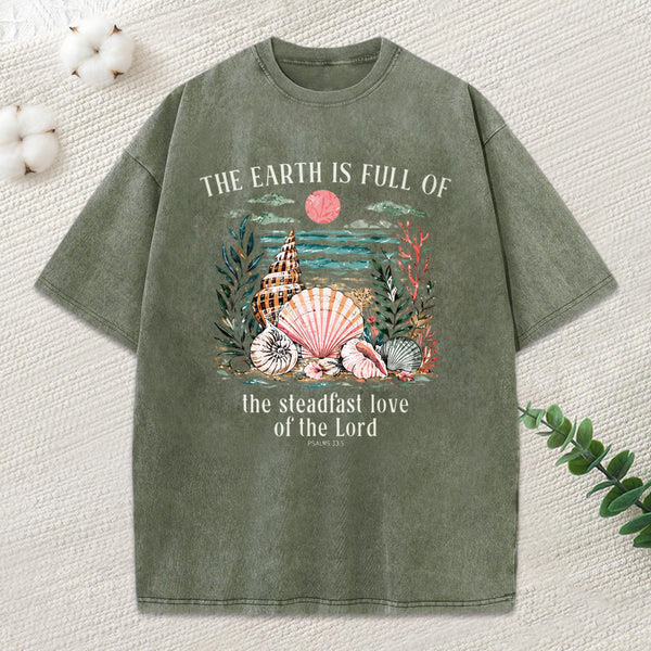 The Steadfast Love Of The Lord Christian Washed T-Shirt