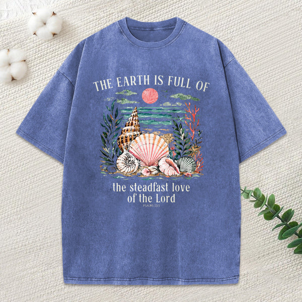 The Steadfast Love Of The Lord Christian Washed T-Shirt