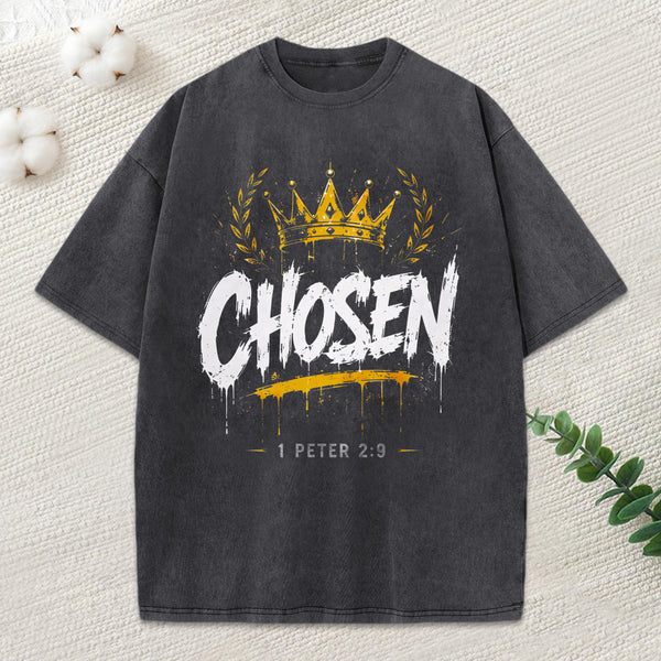 Chosen Christian Washed T-Shirt