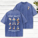 Stay Salty Christian Washed T-Shirt