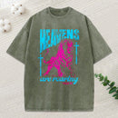 Heavens Are Roaring Christian Washed T-Shirt