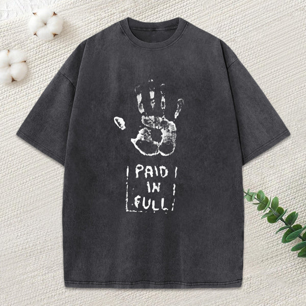 Paid In Full Christian Washed T-Shirt
