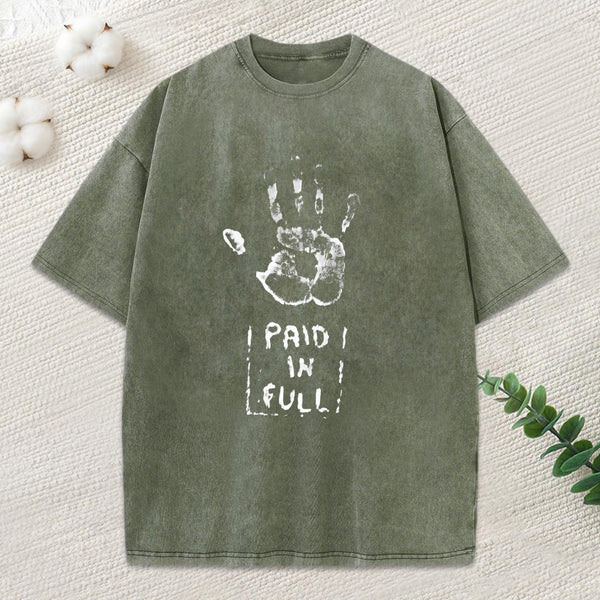 Paid In Full Christian Washed T-Shirt