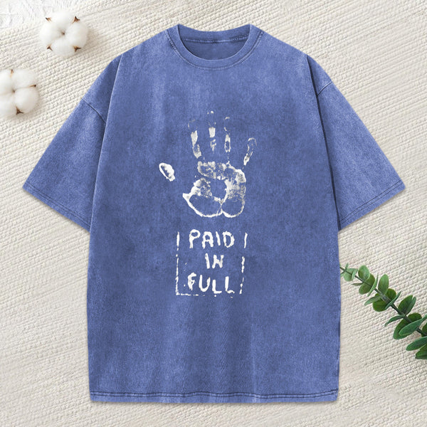 Paid In Full Christian Washed T-Shirt