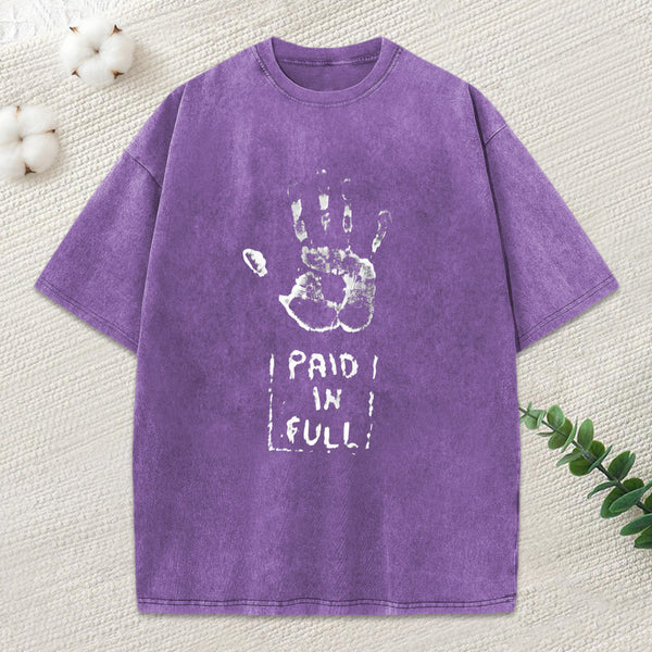 Paid In Full Christian Washed T-Shirt
