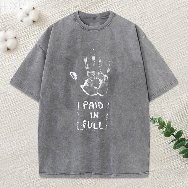 Paid In Full Christian Washed T-Shirt