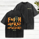 Faith Works Wonders Christian Washed T-Shirt