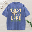 Trust In The Lord Christian Washed T-Shirt