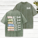 Seen By God Christian Washed T-Shirt