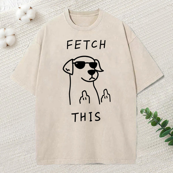 Rebellious Dog Washed T-Shirt