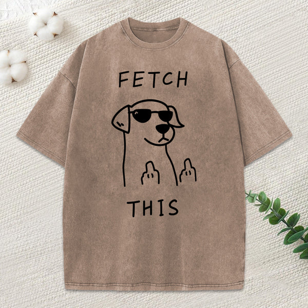 Rebellious Dog Washed T-Shirt