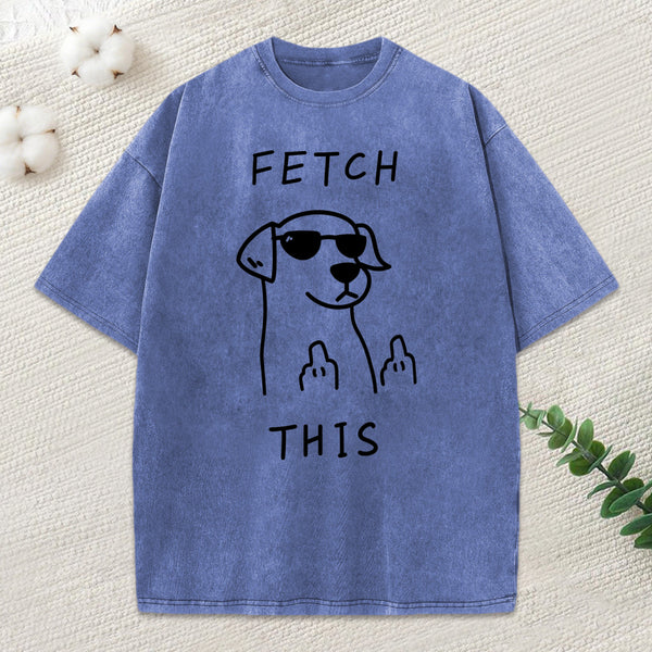 Rebellious Dog Washed T-Shirt
