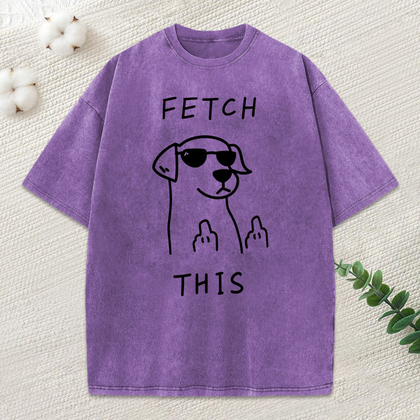 Rebellious Dog Washed T-Shirt