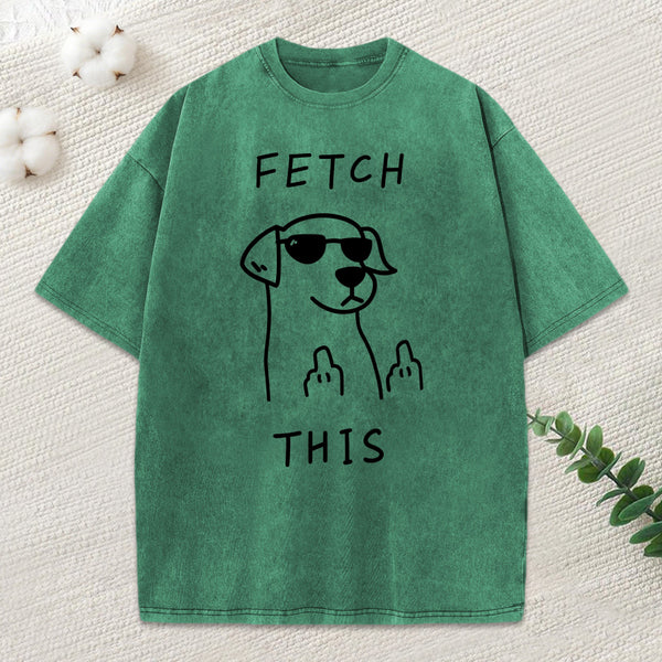 Rebellious Dog Washed T-Shirt