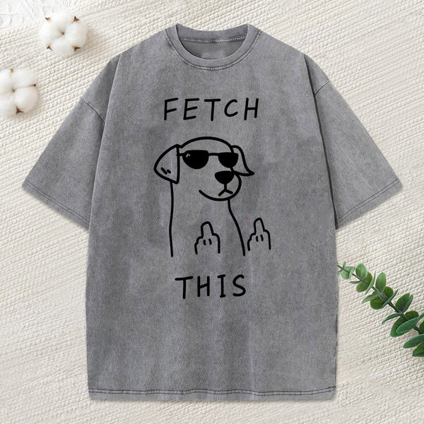 Rebellious Dog Washed T-Shirt