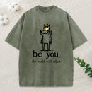 Crown Frog Stays True To Self Washed T-Shirt