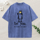 Crown Frog Stays True To Self Washed T-Shirt