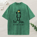 Crown Frog Stays True To Self Washed T-Shirt