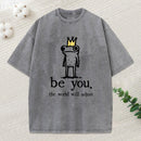 Crown Frog Stays True To Self Washed T-Shirt