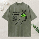 Dishonest Frog Washed T-Shirt