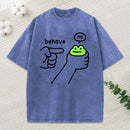 Dishonest Frog Washed T-Shirt