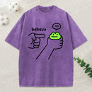 Dishonest Frog Washed T-Shirt