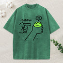 Dishonest Frog Washed T-Shirt