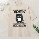 Selective Hearing Washed T-Shirt