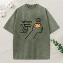 Dishonest Capybara Washed T-Shirt