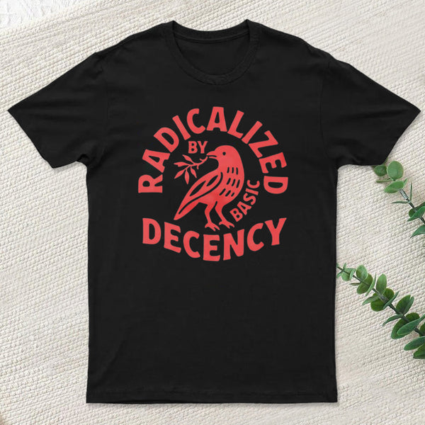 Radicalized By Basic Decency Geek T-Shirt