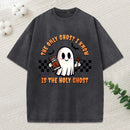 The Only Ghost I Know Is The Holy Ghost Christian Washed T-Shirt