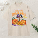 Are You Fall O Ween Jesus Pumpkin Christian Washed T-Shirt