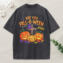 Are You Fall O Ween Jesus Pumpkin Christian Washed T-Shirt