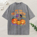 Are You Fall O Ween Jesus Pumpkin Christian Washed T-Shirt