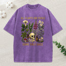 Edible Plants Some Only Once Joke Washed T-Shirt