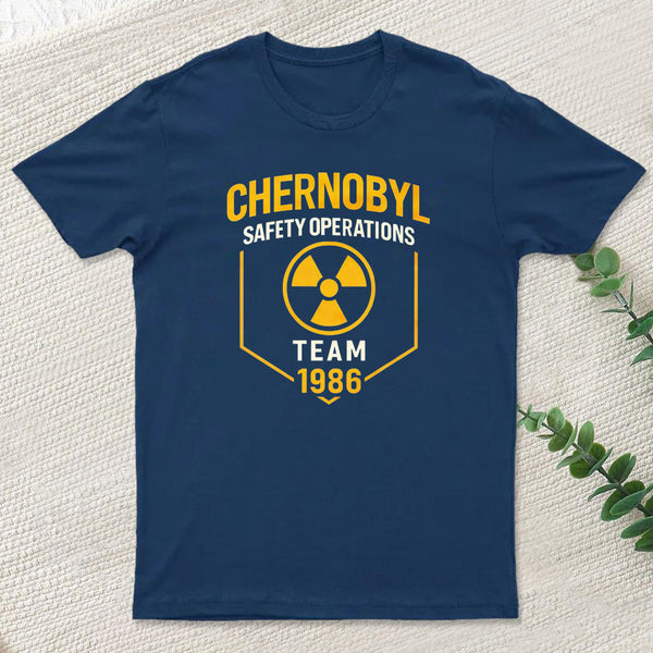 Chernobyl 1986 Safety Operations Team Geek T-Shirt