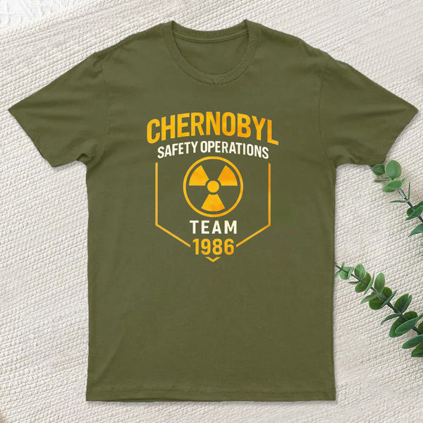 Chernobyl 1986 Safety Operations Team Geek T-Shirt