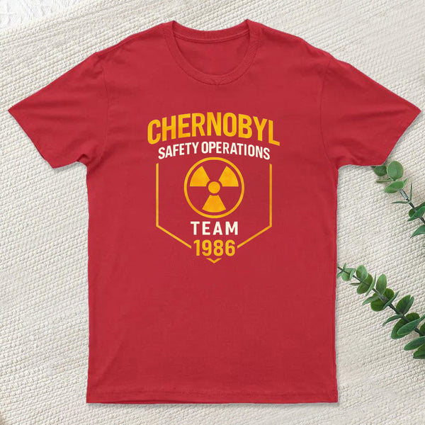 Chernobyl 1986 Safety Operations Team Geek T-Shirt