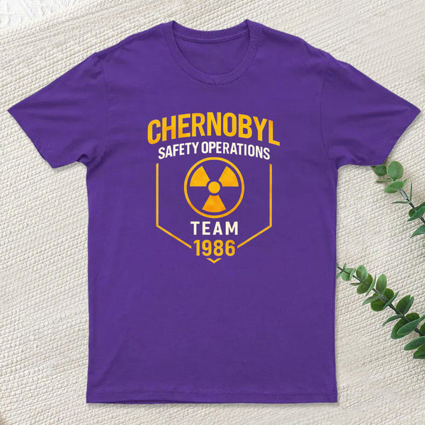 Chernobyl 1986 Safety Operations Team Geek T-Shirt