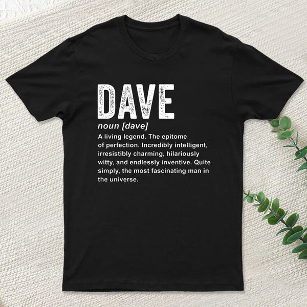 Dave Definition Funny Dave Geek T-Shirt