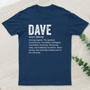 Dave Definition Funny Dave Geek T-Shirt