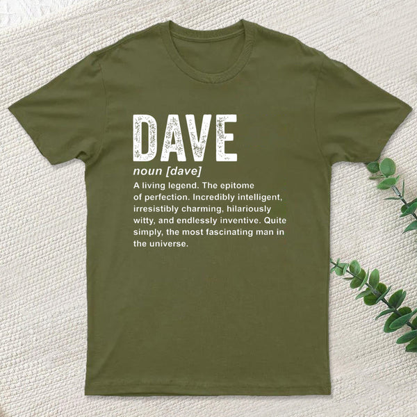 Dave Definition Funny Dave Geek T-Shirt