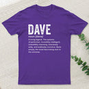 Dave Definition Funny Dave Geek T-Shirt