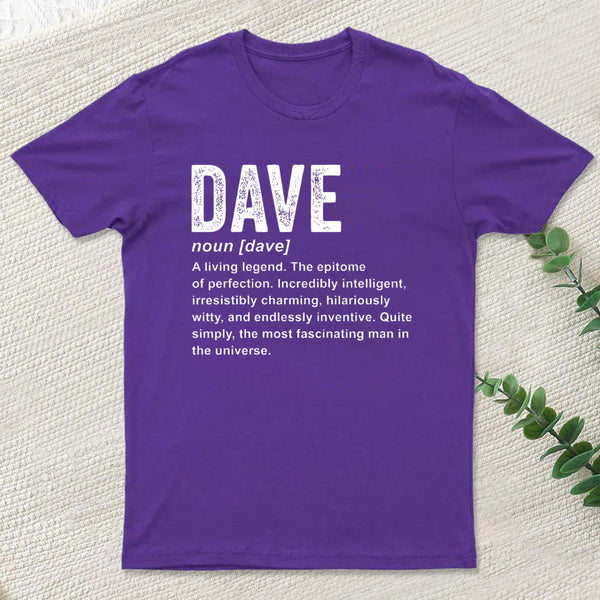 Dave Definition Funny Dave Geek T-Shirt