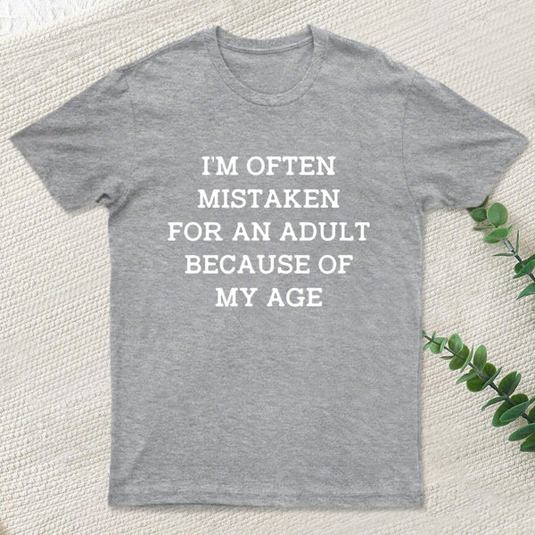 Mistaken For An Adult Geek T-Shirt