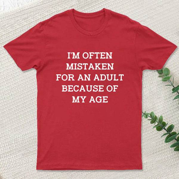 Mistaken For An Adult Geek T-Shirt