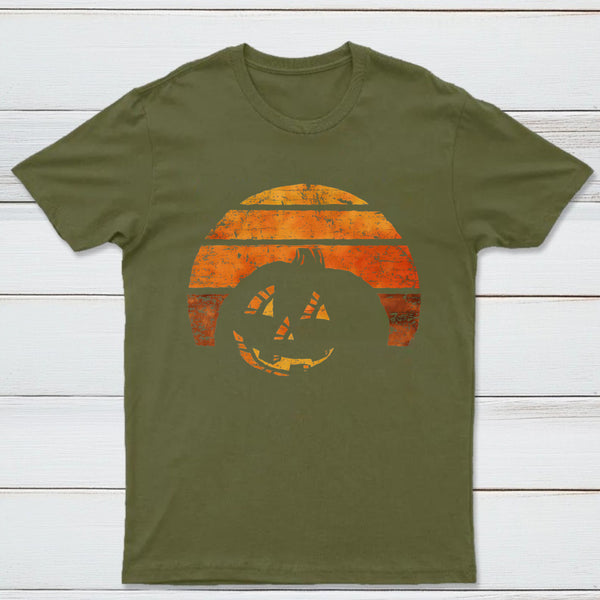 Pumpkin Silhouette Geek T-Shirt