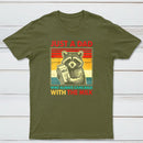 Just A Dad Who Always Came Back With The Fathers Day Geek T-Shirt
