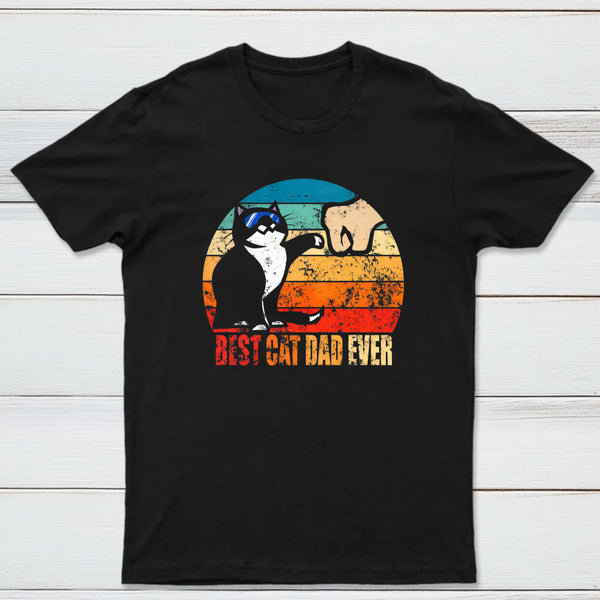 Best Cat Dad Ever Nerd T-Shirt