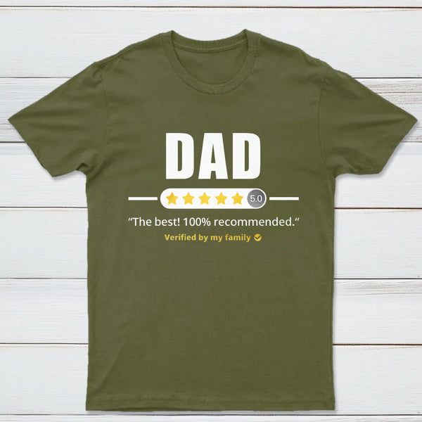 Five Stars Dad T-Shirt